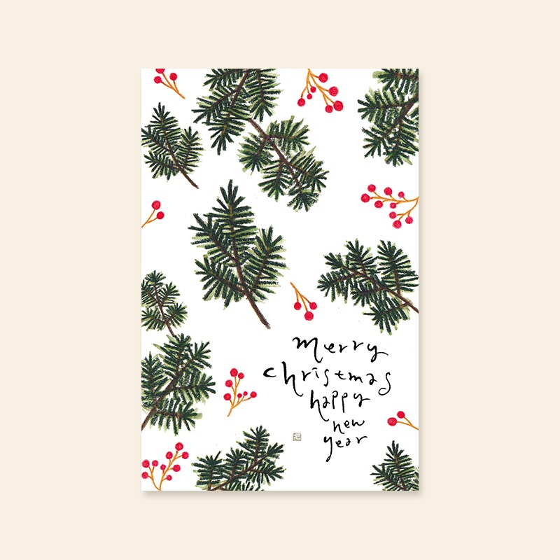 [캘리엠] 카드/XM3001 - MERRY CHRISTMAS