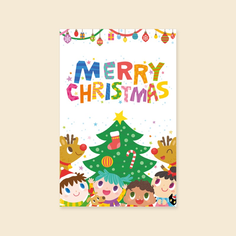 [캘리엠]카드/XJA3003_MERRY CHRISTMAS