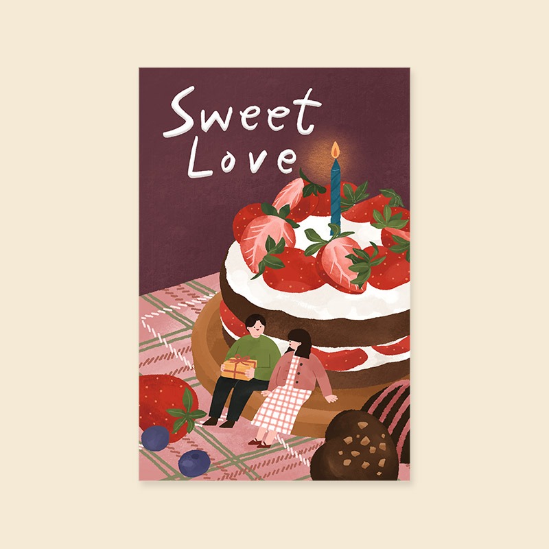 [캘리엠]카드/HH3520 - SweetLove